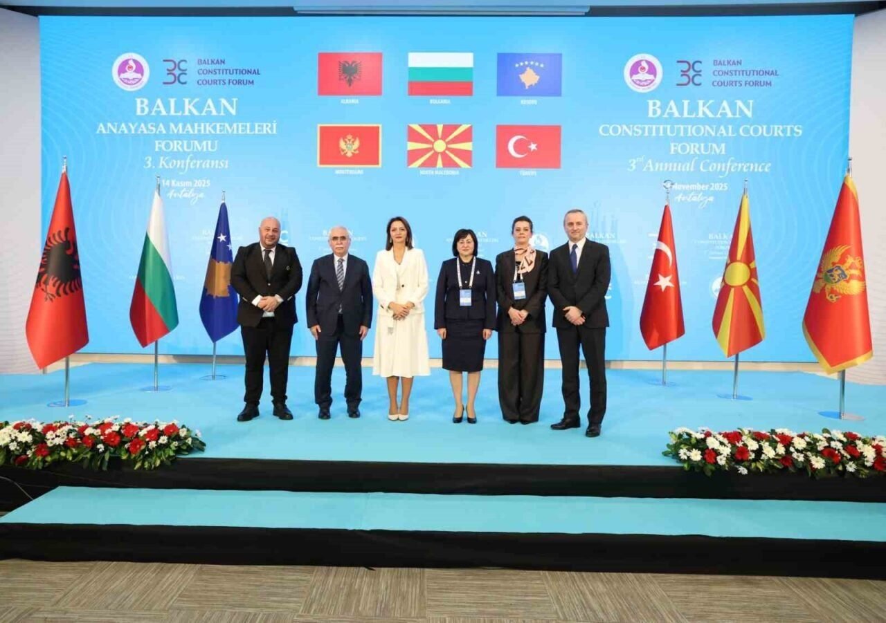 Antalya’da düzenlenen Balkan Anayasa Mahkemeleri Forumu (BCCF) 3. Konferansı kapsamında,