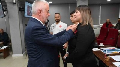 Isparta Belediyesi Spor Kulübü sporcusu milli halterci Fatmagül Çevik, Arnavutluk’un