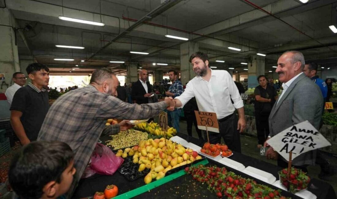 Tarsus Belediye Başkanı Ali Boltaç, Ergenekon Mahallesi Kapalı Semt Pazarını