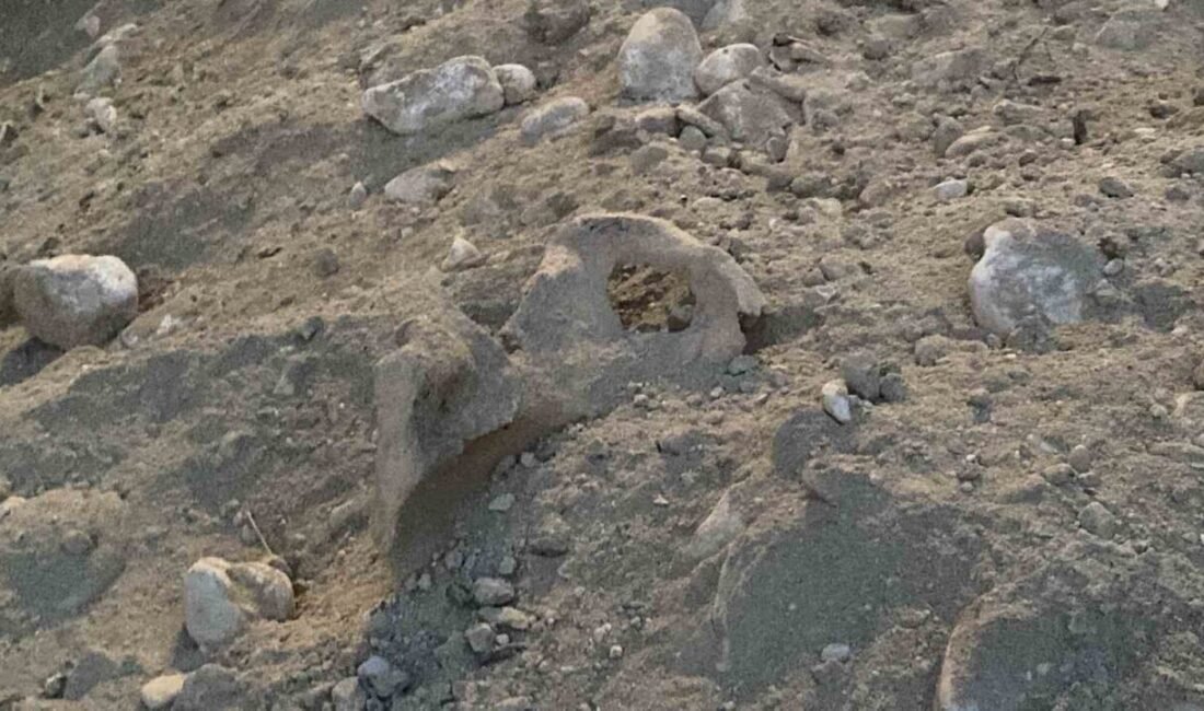 Burdur’da belediye ekiplerinin kazı çalışması sırasında insan kemikleri bulundu. Eskiden