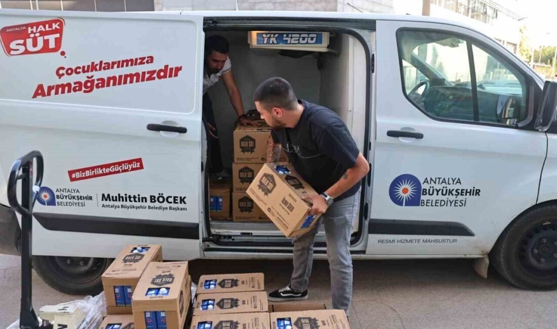 Antalya Büyükşehir Belediyesi Halk Mama Projesi kapsamında 6-24 ay aralığındaki