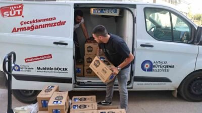 Antalya Büyükşehir Belediyesi Halk Mama Projesi kapsamında 6-24 ay aralığındaki