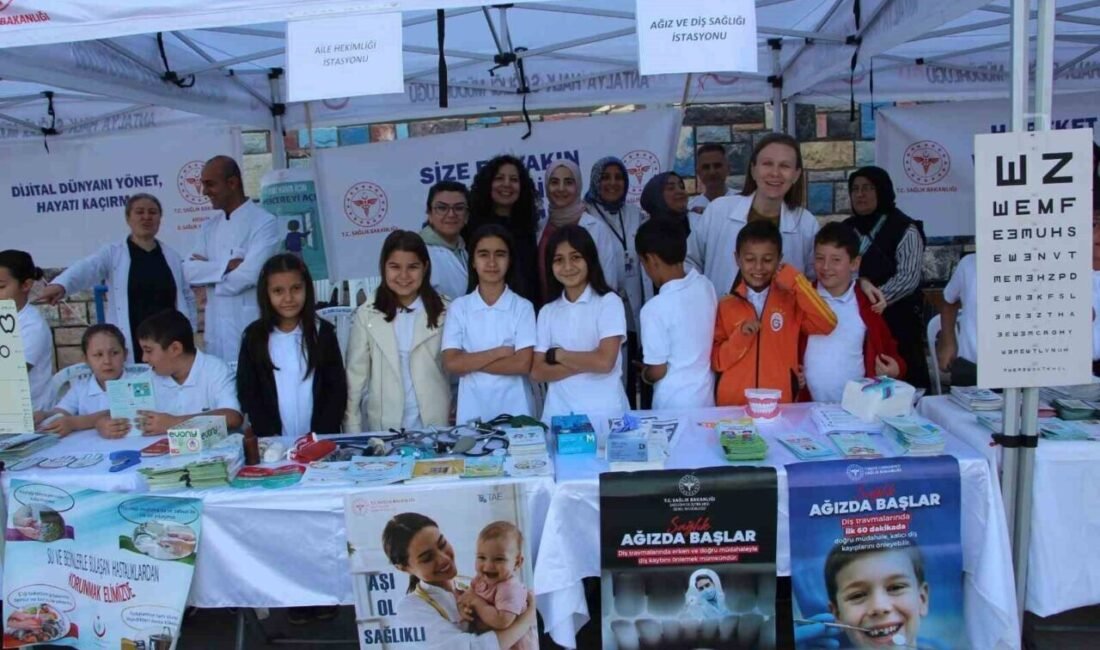 Kumluca’da çocuklarda sağlık okuryazarlığını artırmak ve sağlıklı yaşam alışkanlıklarını küçük