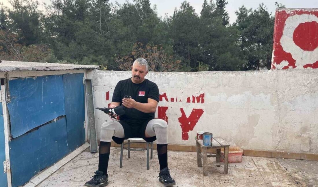 Kahramanmaraş’ta iki ayağını terörle mücadelede kaybeden gazi, hayata güvercin sevgisiyle