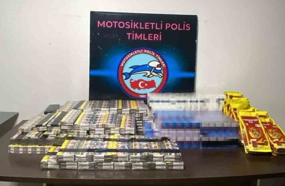 Hatay’ın İskenderun ilçesinde bin 830 paket paket gümrük kaçağı sigara