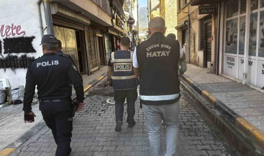 Hatay’ın İskenderun ilçesinde okul çağındaki çocuk ve gençlerin asayiş suçlarından