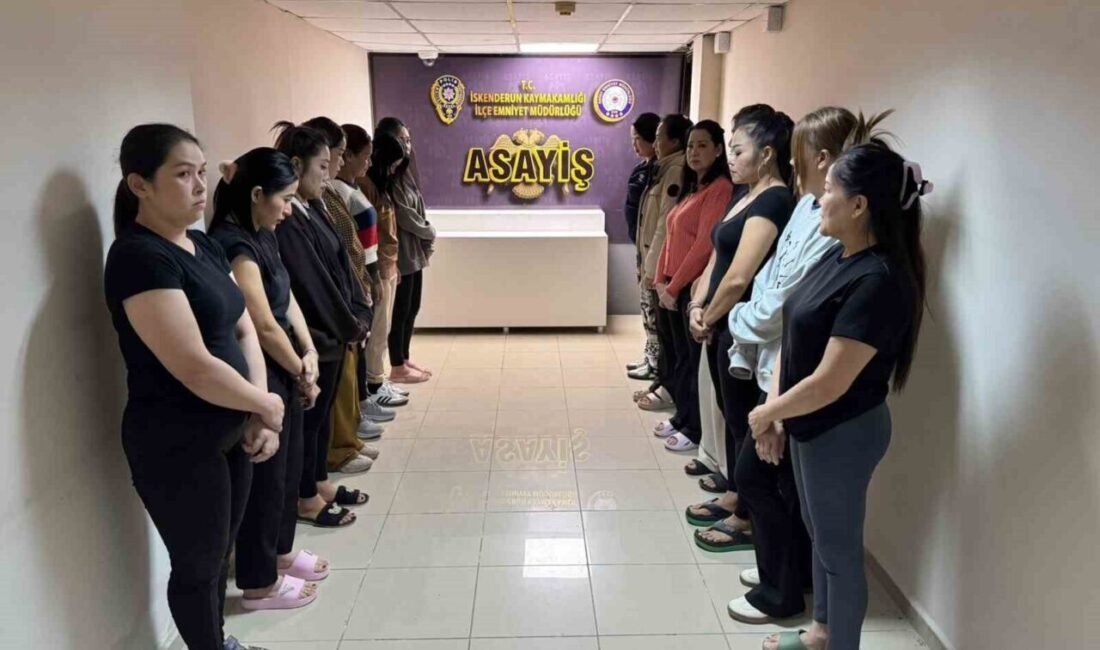 Hatay’ın İskenderun ilçesinde masaj ve spa salonlarına yönelik yapılan denetimlerde