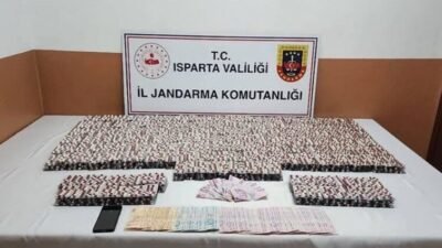 Isparta İl Jandarma ekiplerinin Gönen ve Şarkikaraağaç ilçelerinde gerçekleştirdiği operasyonda