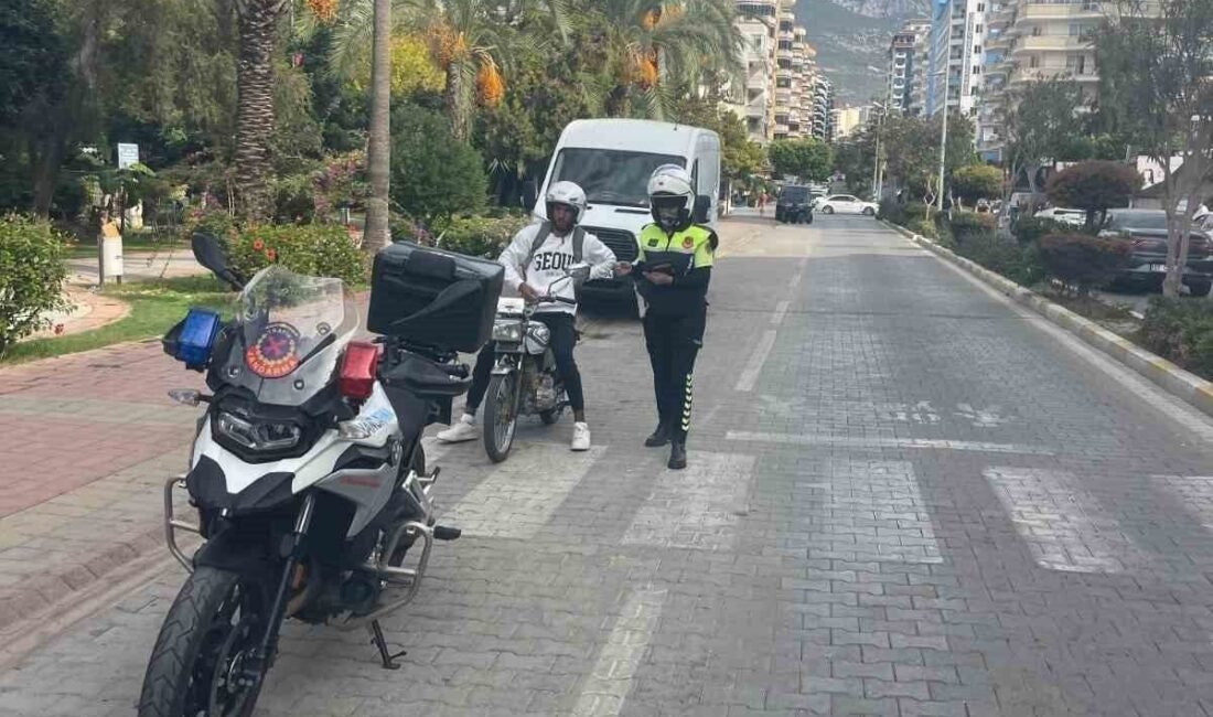 Antalya’da İl Jandarma Komutanlığı Trafik Şube Müdürlüğü ekiplerince 1 hafta