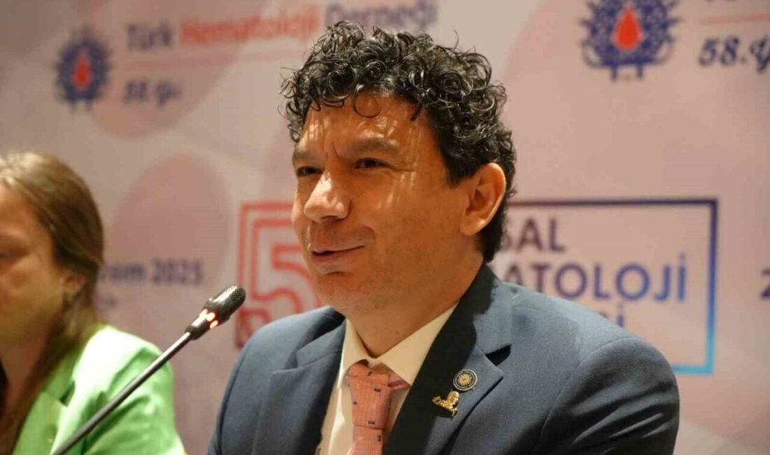 Türk Hematoloji Derneği tarafından düzenlenen 51. Ulusal Hematoloji Kongresi’nde konuşan
