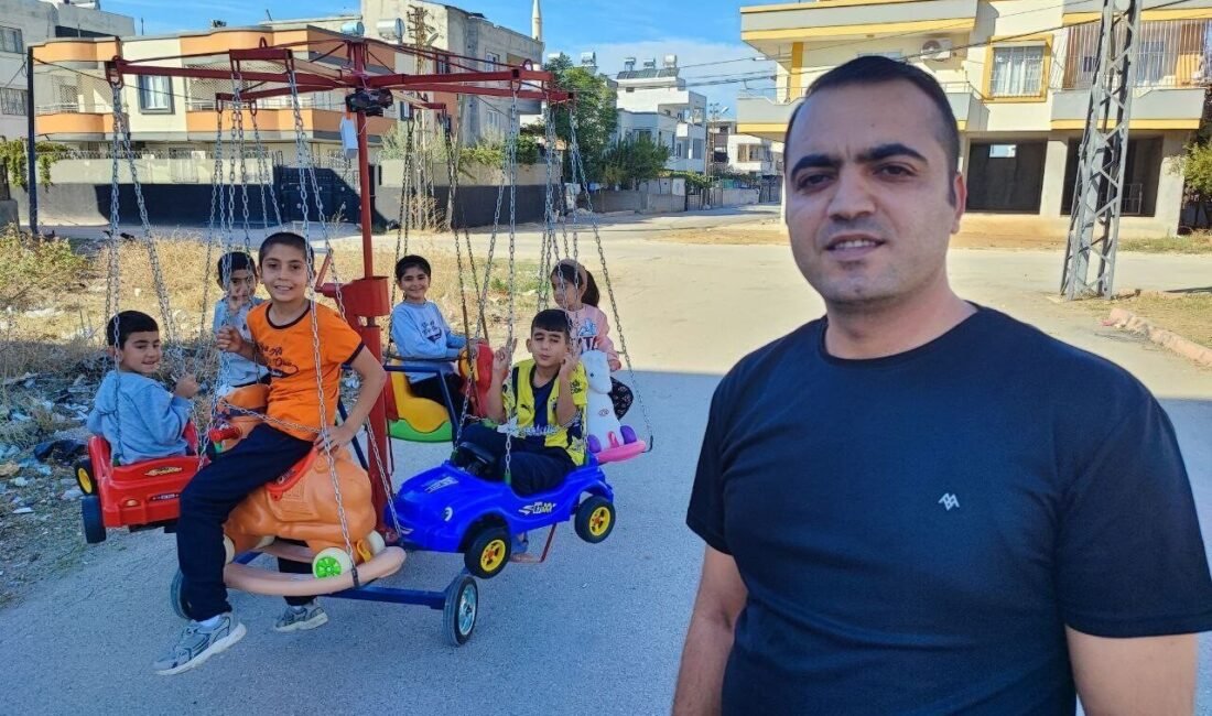 Adana’da yoksul bir ailenin çocuğu olduğu için dönme dolaba hiç