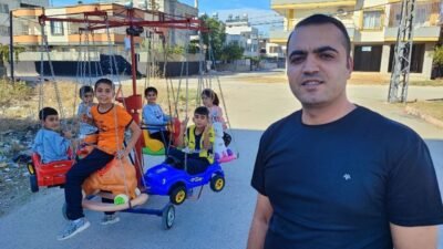 Adana’da yoksul bir ailenin çocuğu olduğu için dönme dolaba hiç