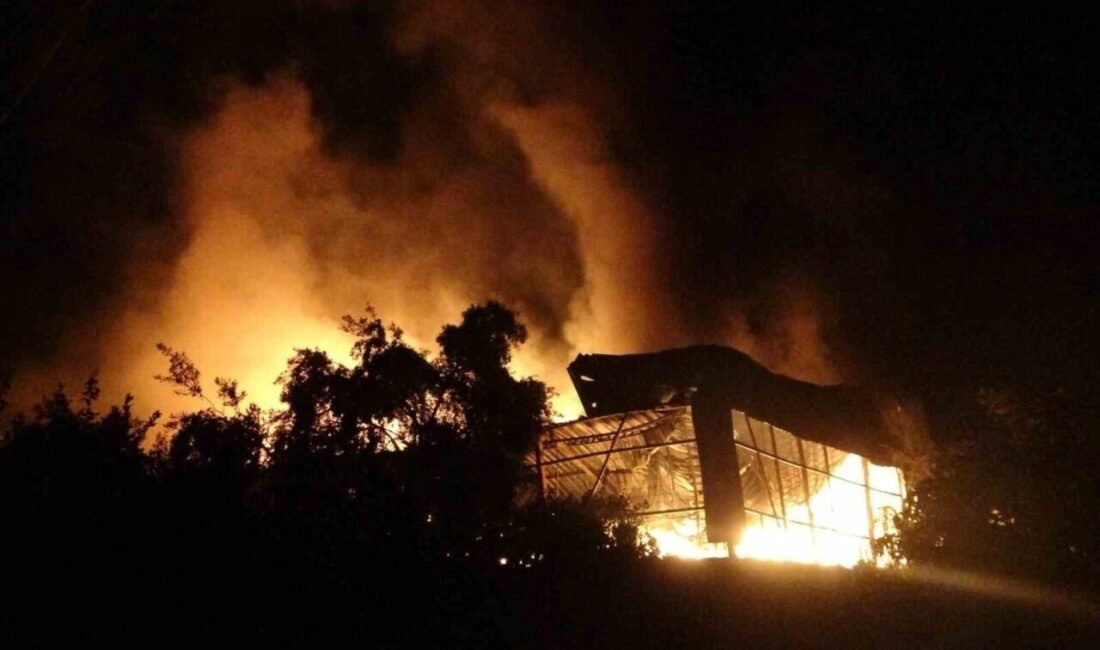 Mersin’in Erdemli ilçesinde düğün gecesinde ev ve depoları kundaklanan aileye