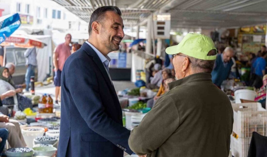 Manavgat Belediye Başkan Vekili Av. Mehmet Çiçek, Pazartesi Pazarı’nı ziyaret