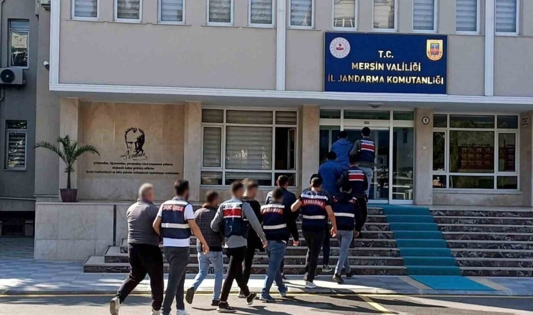 Mersin’de aranan şahıslara yönelik yapılan çalışmalarda, çeşitli suçlardan haklarında kesinleşmiş