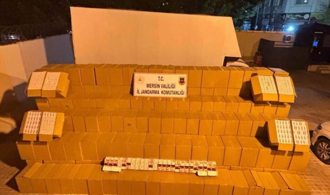 Mersin’de sigara kaçakçılığıyla mücadele kapsamında düzenlenen operasyonlarda 2 şüpheli gözaltına