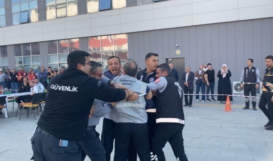 Osmaniye Eğitim ve Araştırma Hastanesi’nde, muhtemel afet ve acil durumlara