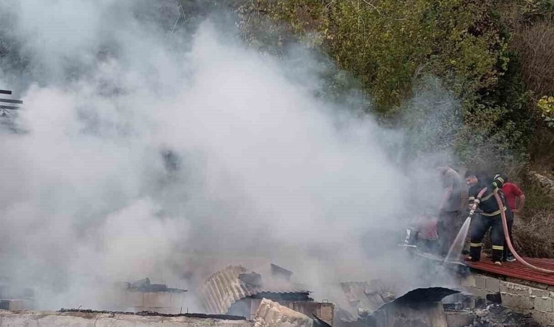 Hatay’da metruk binada çıkan yangın, çevredeki evlere sıçramadan söndürüldü. Yangın,