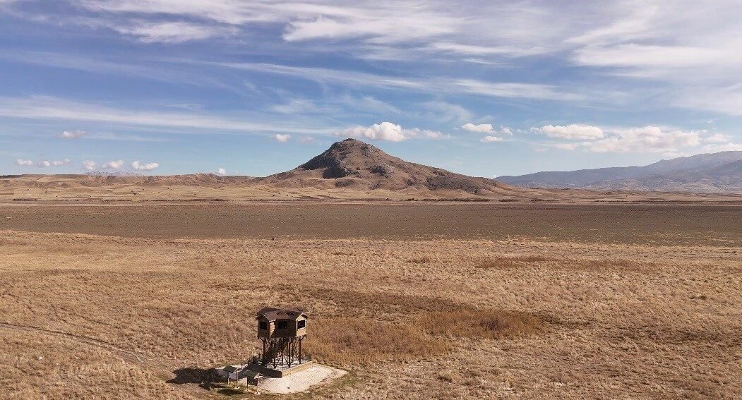 Burdur’da bulunan ve kurumadan önce bölge halkının geçim kaynağı olan