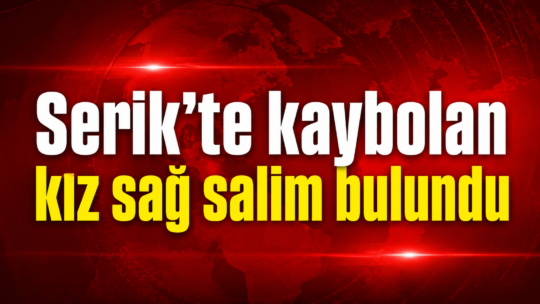 Serik'te sabaha karşı evden kaçan 14 yaşındaki Şerife Sude Yılmaz,