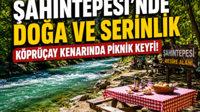 Şahintepesi mesire alanı, Köprüçay'ın serin suları ve doğal güzellikleriyle Serik'in