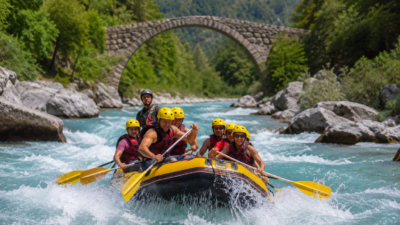 Koprucay Kanyonu rafting, Antalya Manavgat ilcesine bagli Beskonak Mahallesi'nde 14