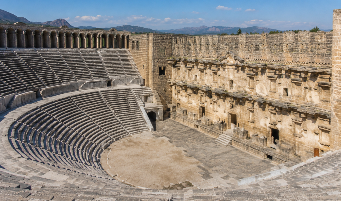 Aspendos Antik Tiyatrosu giris ucreti 2026: 500 TL. Calisma saatleri,