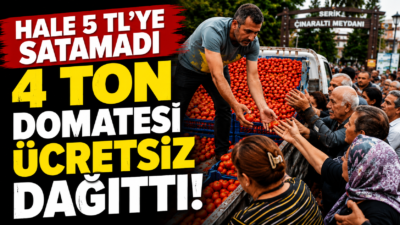 Antalya’nın Aksu ilçesinde üreticilik yapan Kıvrak, domatesine verilen düşük fiyat