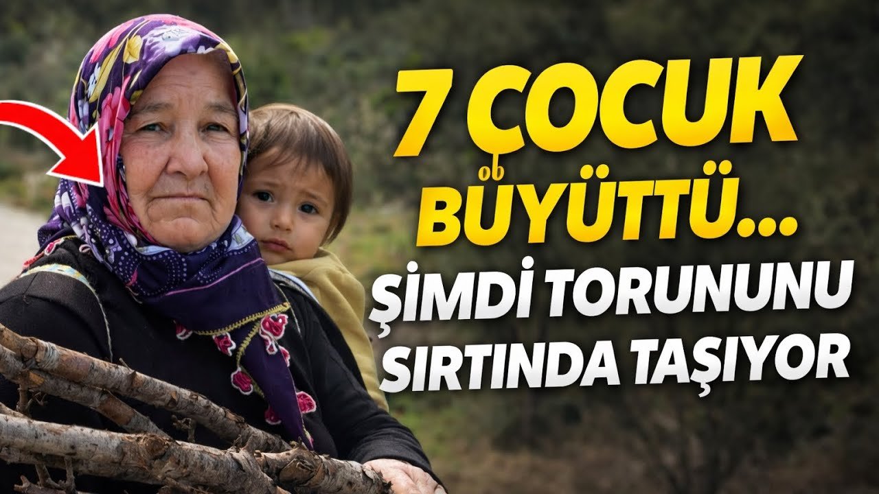 Yedi çocuk büyüten ve eşini kaybeden bir kadının, torununa tek