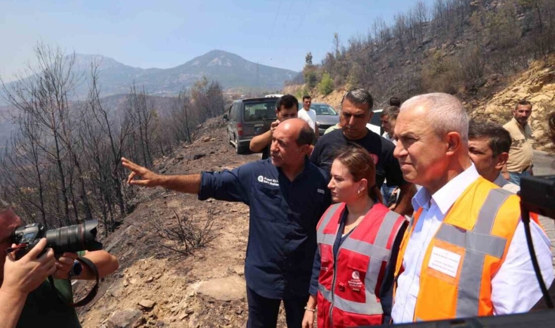 Antalya Büyükşehir Belediyesi Başkan Vekili Büşra Özdemir, Alanya Sapadere’deki yangını