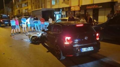 Gazipaşa trafik kazası, otomobil ile motosikletin çarpışması sonucu meydana geldi;