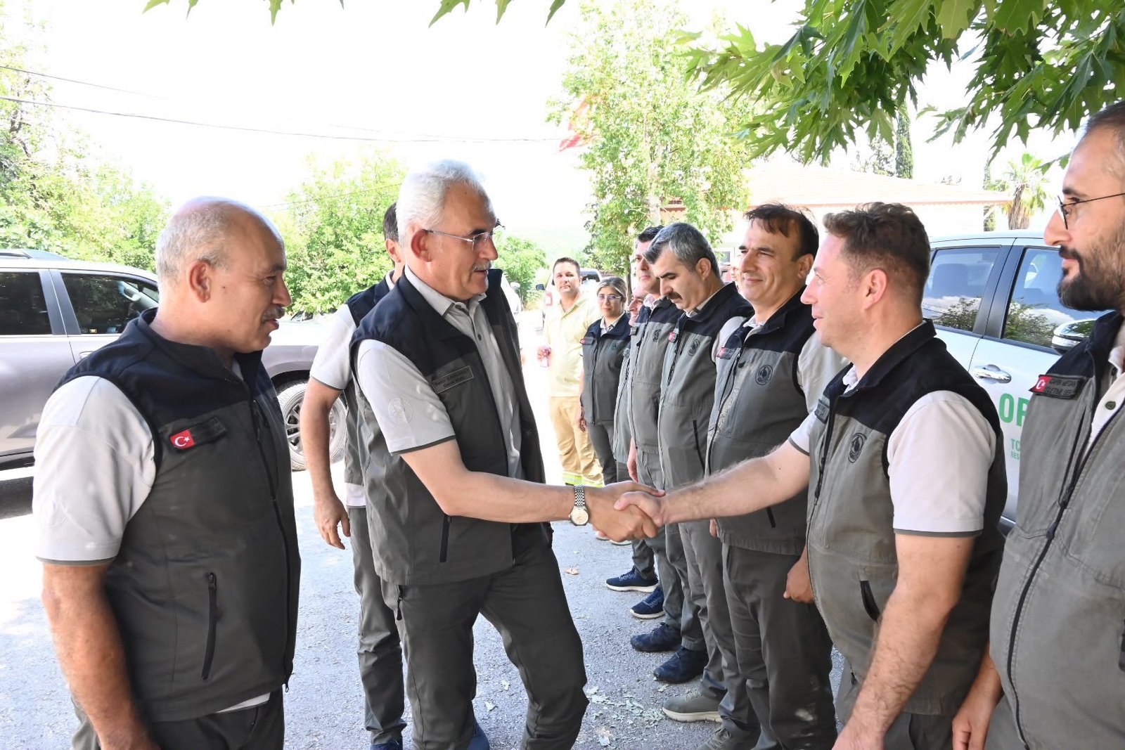 Bekir Karacabey Serik Gebiz orman işletme şefliğinde değerlendirme toplantısı