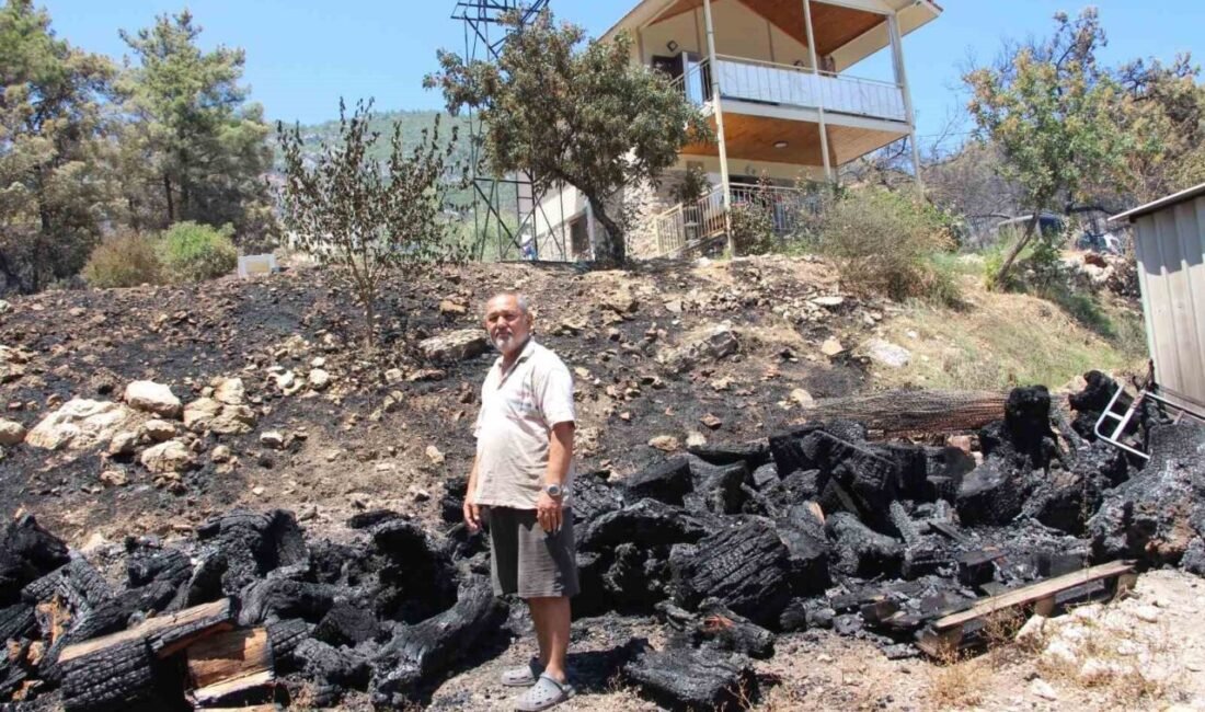 Antalya’nın Kumluca ilçesine bağlı Yazır Mahallesi’nde kontrol altına alınan orman