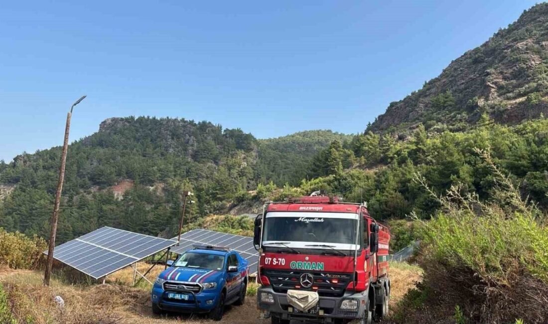 Gazipaşa yangını, Zeytinada Mahallesi’nde çıkan örtü yangınının ekiplerin hızlı müdahalesiyle