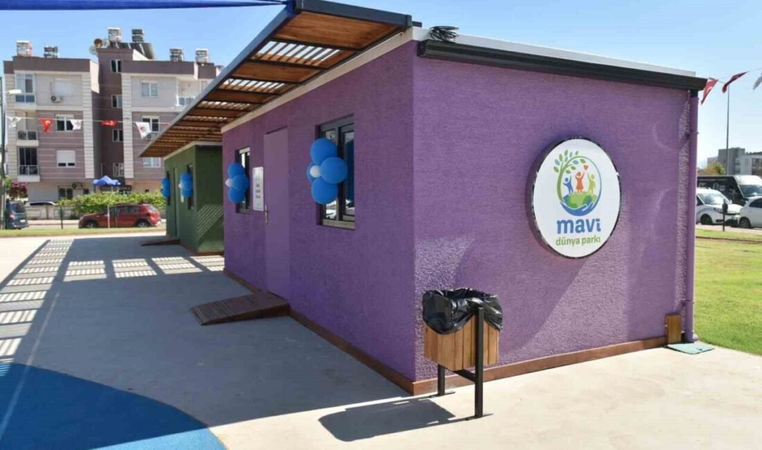 Kepez Mavi Dünya Parkı, otizmli ve Down sendromlu çocuklar ile