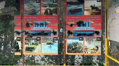 Serik billboard saldırısı sonrası telefon numaraları ve QR kodları sprey