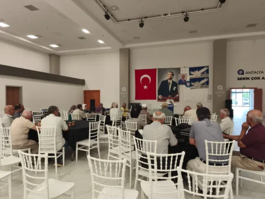 Serik Millet Partisi kongresi sonucunda Mustafa Tıbık ilçe başkanı seçildi.