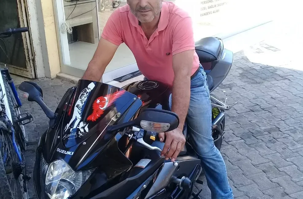 Serik motosiklet kazası sonrası ağır yaralanan okul görevlisi Faruk Püseli,