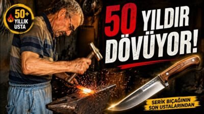 Serik bıçağı geleneği, Antalya’nın Serik ilçesinde yaşayan Durmuş Uslu’nun elleriyle