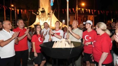 Alanya’da kutlanan 30 Ağustos Zafer Bayramı’nın 104. yıl dönümü coşkusu,
