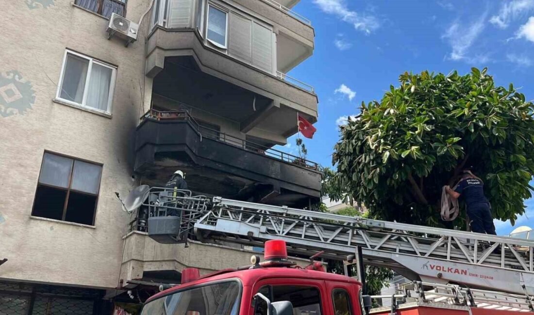 Antalya’nın Alanya ilçesinde 4 katlı apartmanın birinci katındaki dairede henüz
