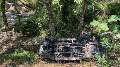 Antalya’nın Alanya ilçesinde safari turu yapan aracın yoldan çıkarak yaklaşık