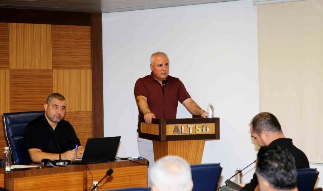 Alanya Ticaret ve Sanayi Odası’nın (ALTSO) ağustos ayı olağan meclis
