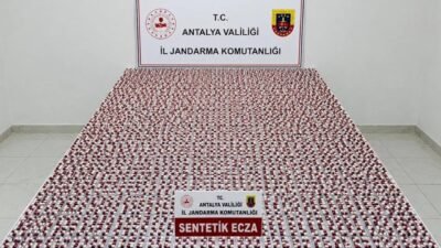 Antalya’nın Kepez ilçesinde bir adrese düzenlenen operasyonda 15 bin 184