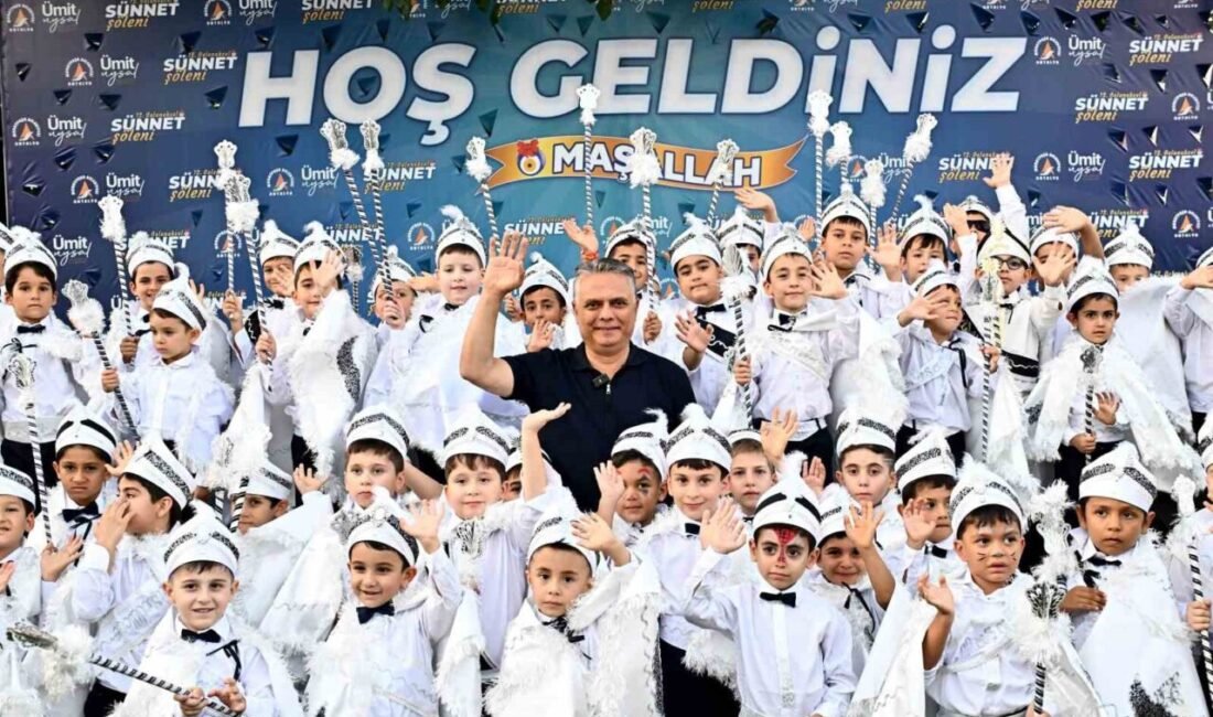 Muratpaşa Belediye Başkanı Ümit Uysal, 12’nci Geleneksel Sünnet Şöleni’nde, “Bu