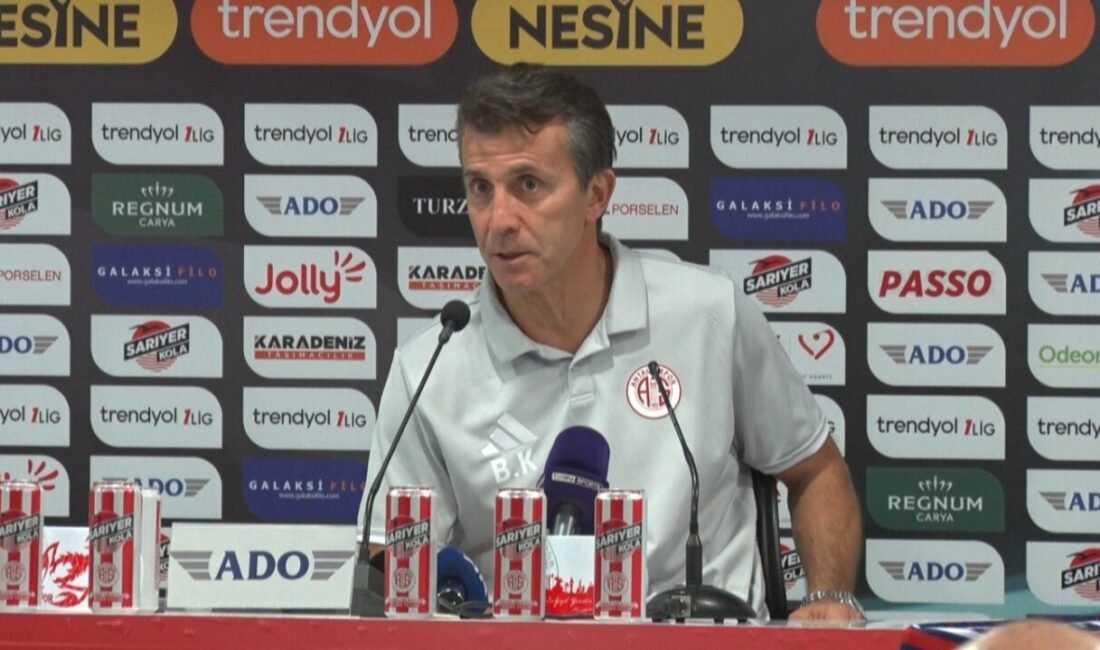 Antalyaspor Teknik Direktörü Bülent Korkmaz, Pendikspor maçının ardından, 3 maçta