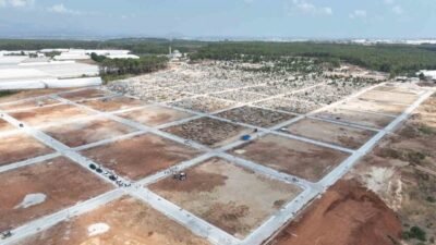 Antalya Büyükşehir Belediyesi, Kurşunlu Kent Mezarlığı alanını genişletilirken, altyapı ve