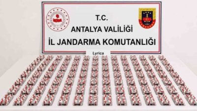 Antalya İl Jandarma Komutanlığınca yürütülen çalışmalar kapsamında 5 ayrı ikamette