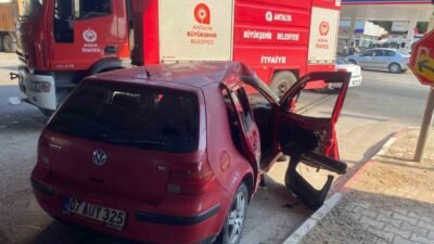 Antalya’nın Aksu ilçesinde tırla otomobilin çarpışması sonucu meydana gelen kazada