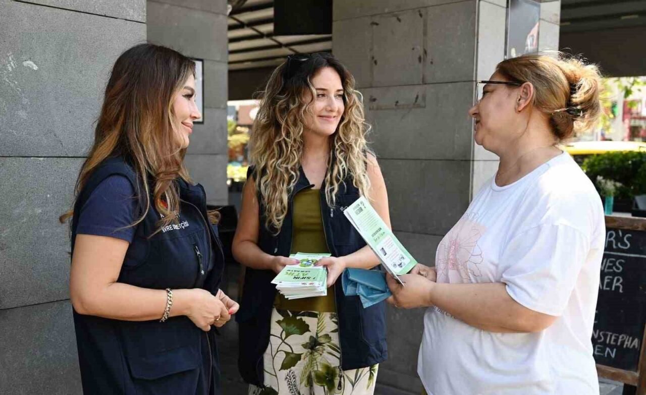 Kemer Belediyesi'nden esnafa sıfır atık bilgilendirmesi